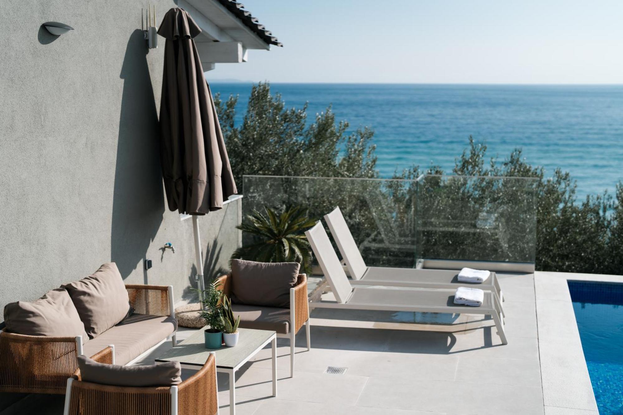 Aegean View Villa Loutra Elevtheron Экстерьер фото