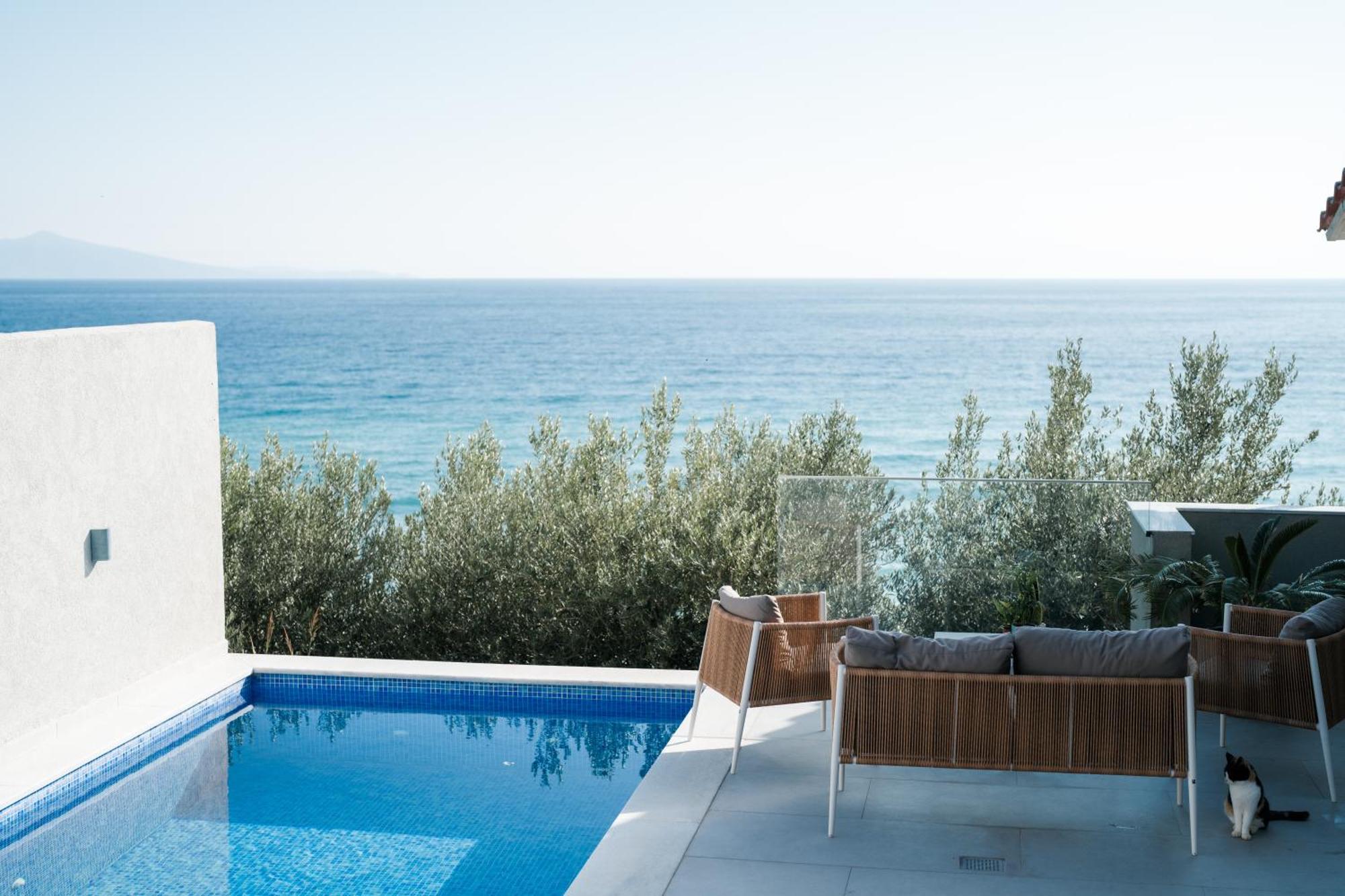 Aegean View Villa Loutra Elevtheron Экстерьер фото